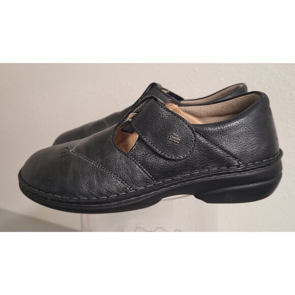 Finn Comfort Nashville T Strap Mary Jane Leather Shoes EU 38 US 7 7.5 Walking - Picture 2 of 6